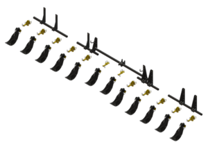 STALK STOMPER® MOUNTING KIT FOR DRAGO ® SERIES II, FOLDING 12 ROW, 30″ CORN HEADS (12 ROWS) – 992-LANSSDR1230R12F, Stalk Stompers, Drago