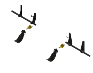 STALK STOMPER® MOUNTING KIT FOR DRAGO ® SERIES II, 8 ROW, 30″ CORN HEADS (2 ROWS) – 992-LANSSDR830R2