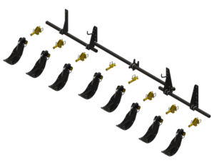 STALK STOMPER® MOUNTING KIT FOR DRAGO ® SERIES II, 8 ROW, 30″ CORN HEADS (8 ROWS) – 992-LANSSDR830R8