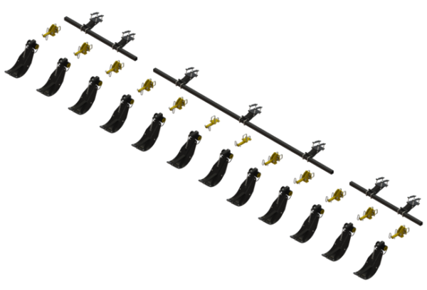 STALK STOMPER® MOUNTING KIT FOR GERINGHOFF® 12 ROW, 30″, ROTA DISC® OR NORTHSTAR® SERIES CORN HEADS (12 ROWS) – 992-LANSSGH1230R12, Stalk Stompers, Geringhoff