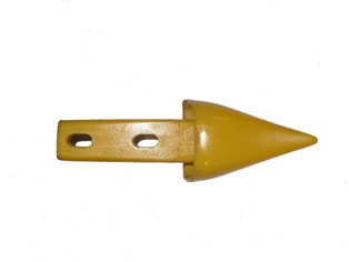 H148121-YP : PLASTIC WEAR TIP FOR ORIGINAL JD PERMA-GLIDE YELLOW