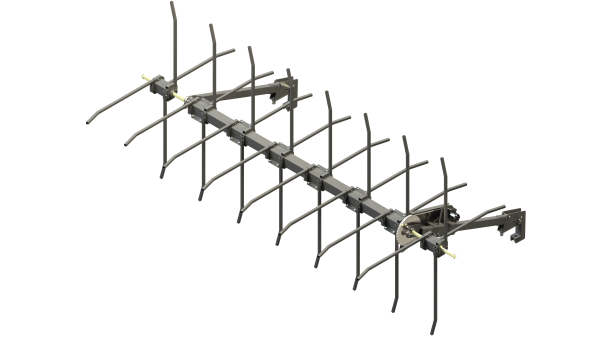 Complete Bish Corn Reel for 8 row combines with 20-inch spacing