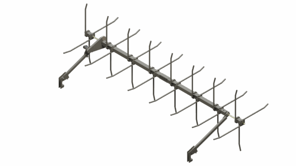 8 Row 24" - 34" Down Corn Reel - Complete – 190-8R30 - Image 4