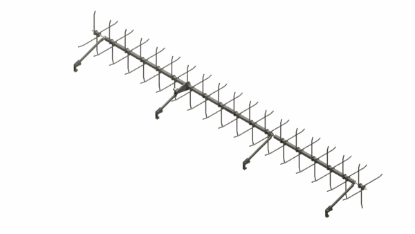 18 Row 24" - 34" Down Corn Reel - Complete – 190-18R30 - Image 3
