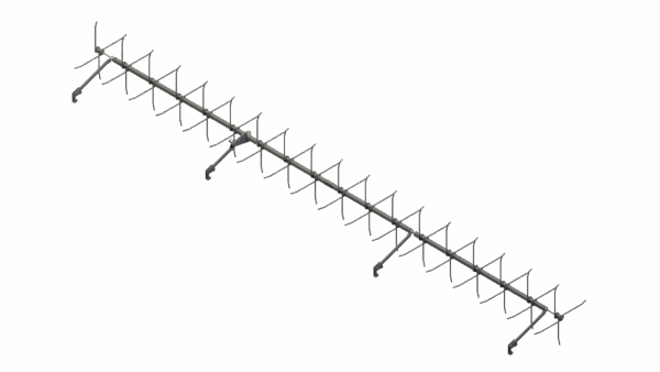 18 Row 36" - 40" Down Corn Reel - Complete – 190-18R40 - Image 3