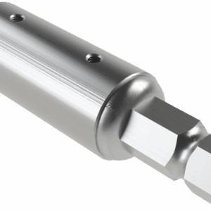 ISO view of F 1-1/8 Hex x M 1-1/8 Hex x 7-1/4 Stub