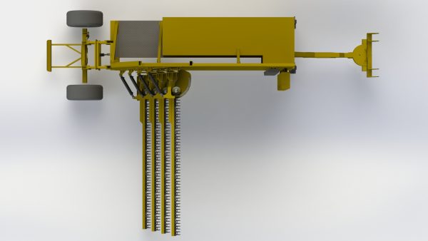 FiberCut - 4 Arms 12' Arm Length is a multi-height sickle mower