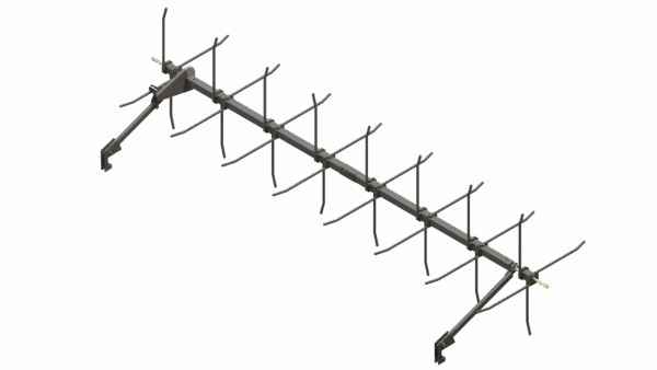 8 Row 36" - 38" Down Corn Reel - Complete - 190-8R36-38 - Image 3