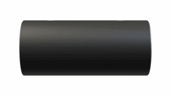 Front view of F 1-1/8 Hex x 2 x 4-1/2 Coupler USA