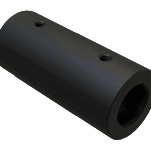 ISO view of F 1-1/8 Hex x 2 x 4-1/2 Coupler USA