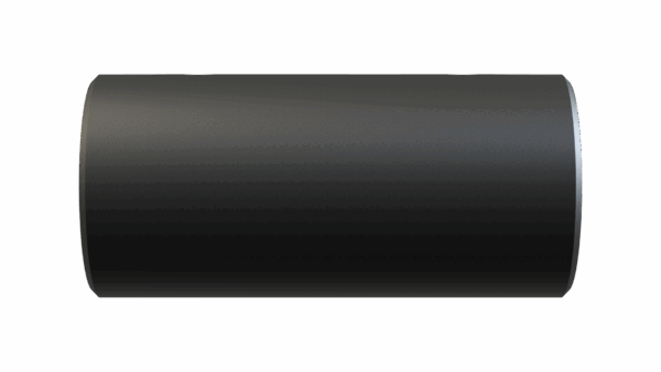 Front view of F 1-1/4 Hex x 2-1/8 x 4-1/2 Coupler USA