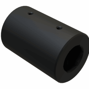 ISO view of F 1-1/2 Hex x 3 x 4-1/2 Coupler USA