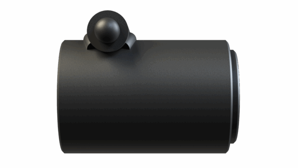 Front view of F 1-3/8 6SP x 2-3/4 Pin Snap Bushing