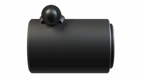 Front view of F 1-3/8 21SP x 2-3/4 Pin Snap Bushing