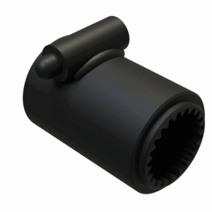 ISO view of F 1-3/8 21SP x 2-3/4 Pin Snap Bushing