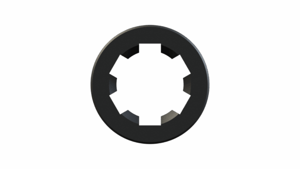 Side view of 1-3/8 x 6-Spline Bore Bushing