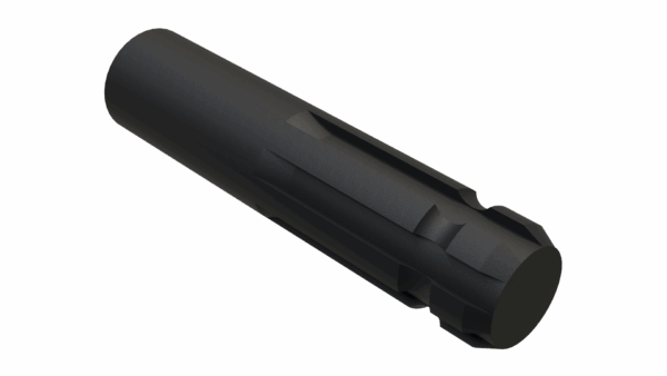 ISO view of M 1-3/8 6SP x 6 Shaft – Splined One End