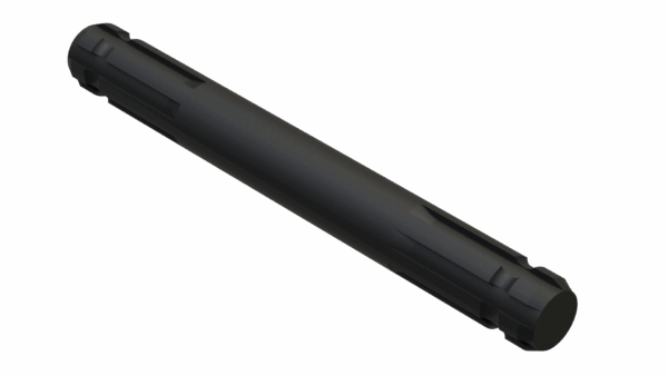ISO view of M 1-3/8 6SP x 12 Shaft – Splined Both Ends