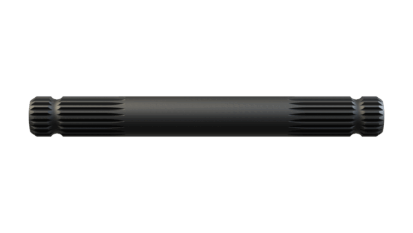Front view of M 1-3/8 21SP x 12 Shaft – Splined Both Ends showing spline detail