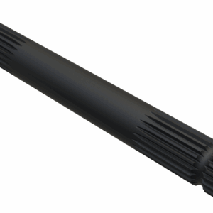 ISO view of M 1-3/8 21SP x 12 Shaft – Splined Both Ends