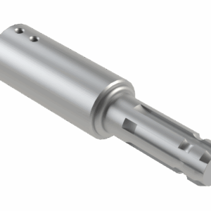 ISO view of F 1-3/8 21SP x M 1-3/8 6SP x 9-1/4 Stub