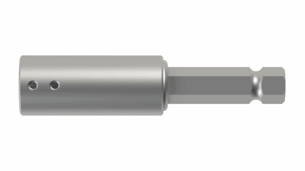 Side view of F 1-3/8 21SP x M 1-1/8 Hex x 9-1/4 Stub