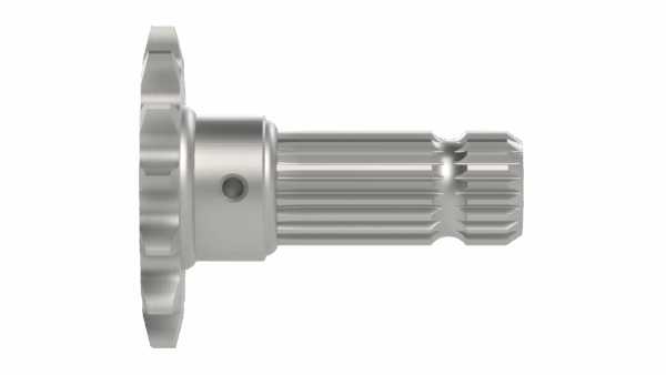 Side view of M 1-3/8 21SP x 4 #60-14 Sprocket Repo