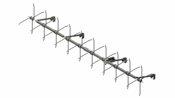10 Row Wide 36" - 40"  Down Corn Reel - Complete - 190 - 10R36