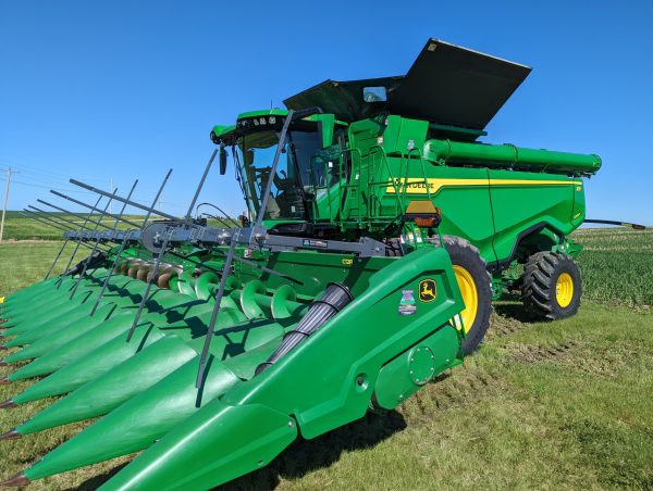 Adjustable corn reel for efficient corn harvesting
