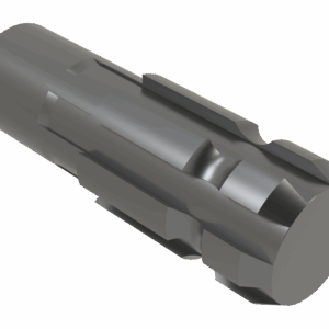 ISO view of 1.375 x 4 6-Spline Shaft