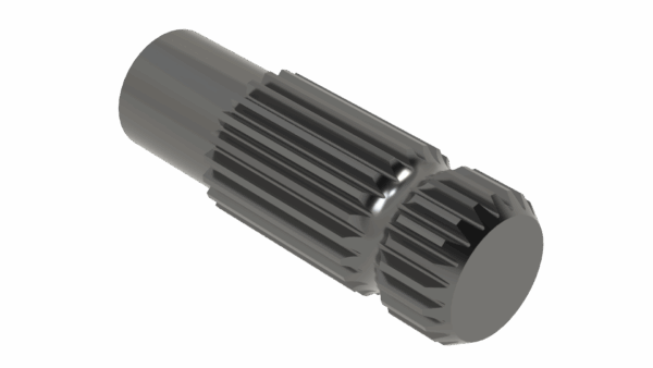 M 1-3/8 21 Spline x 4 Shaft – Turned Standard replacement part