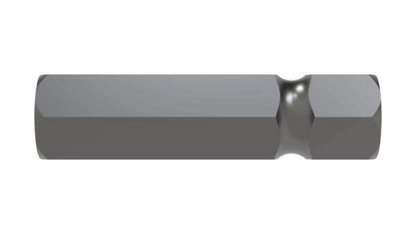 Front view of M 1-3/8 21 Spline x 6 Shaft – Turned Long showing spline detail