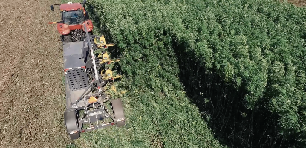 Bish Enterprises Fibercut machine operating in the field