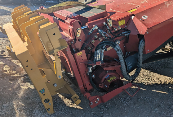 Bish Implement Mover attached to a tractor