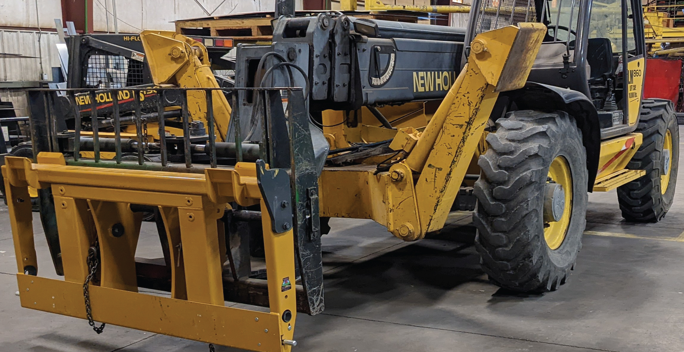 Bish Implement Mover attached to a tractor