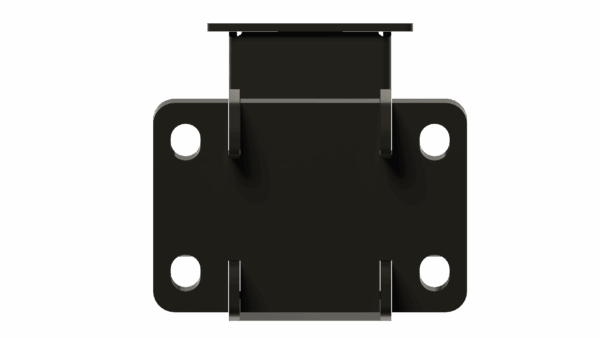 Front view of 8R30 2200 Series Case IH Stomper Brackets showing detail