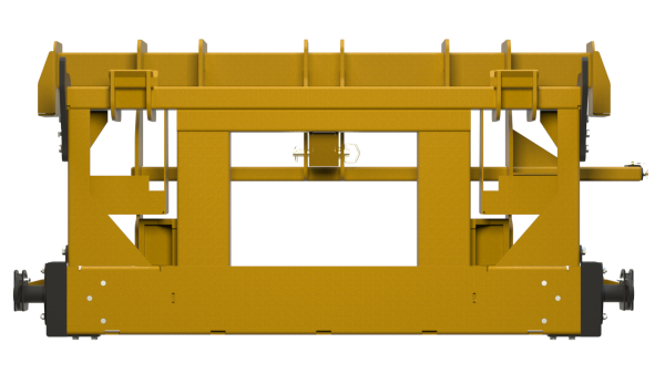 CIH to John Deere UHM Adapter—enables smooth, secure header conversion for Case IH to JD combines using Bish Implement Mover systems.