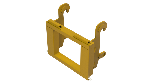 UHM JRB 418 Mounting Plate Assembly—rugged, high-strength plate for secure implement mounting with Bish Implement Movers.