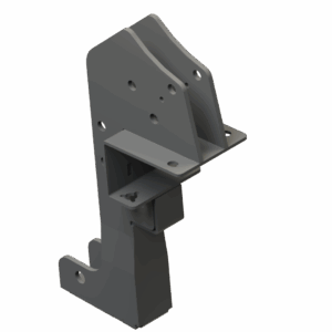 ISO view of 600S Hydraulic Cylinder Corn Reel Arm Mounting Bracket