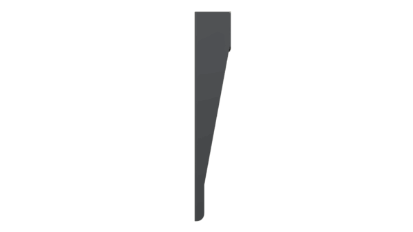 Left view of 600S Hydraulic Corn Reel Arm Support Bracket showing detail