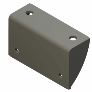 5" x 5-1/2" Corn Reel Arm Mounting Bracket Support - Hydraulic Cylinder Front - For John Deere 600 Series