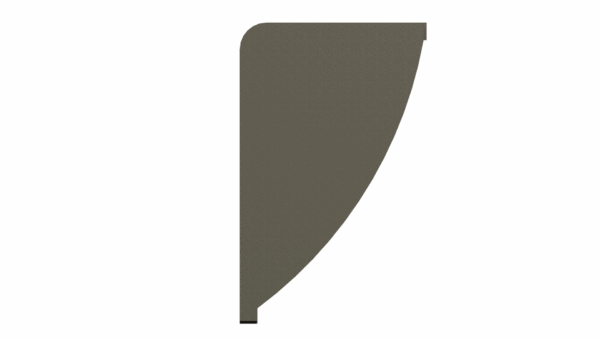 Left view of Hydraulic Arm Mounting Bracket Assembly showing detail