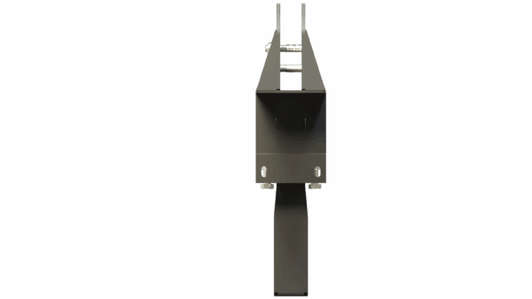 Front view of SCC Hydraulic Mounting Bracket showing detail