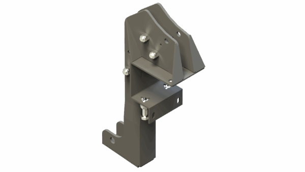 ISO view of SCC Hydraulic Mounting Bracket