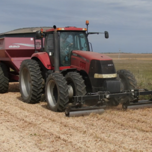 Case IH Magnum X tractor stalk rollers for corn residue
