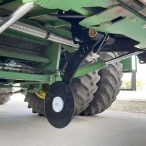Static dissipater for John Deere combine designed to reduce static buildup