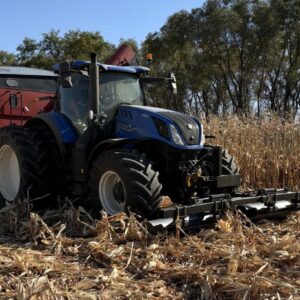 3-point stalk roller for post-harvest corn residue