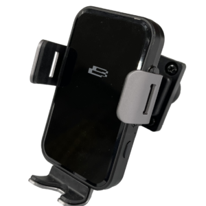 HDX charging phone holder for tractor and combine cabs with vibration-resistant mount