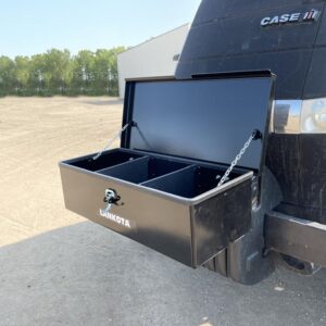 Suitcase mounted toolbox for Case IH equipment