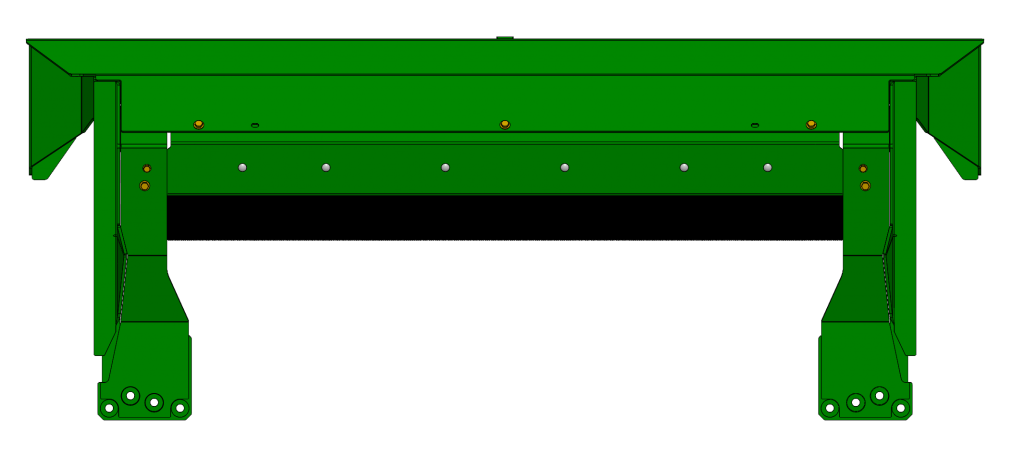 Feeder house brush kit for John Deere combines